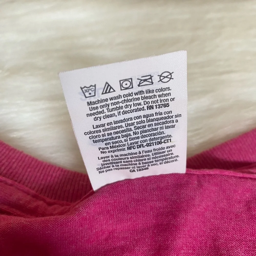 Daytona Beach Florida Pink T Shirt Top Size 2XL Womens Fruit Of The Loom - Picture 4 of 6